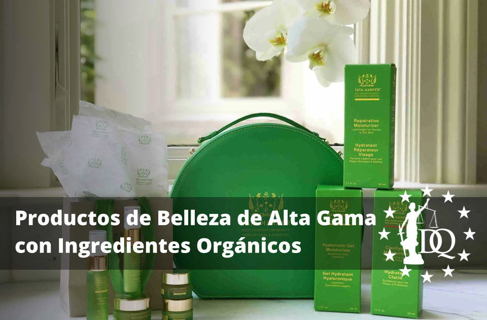 Productos de Belleza de Alta Gama con Ingredientes Orgánicos Certificados